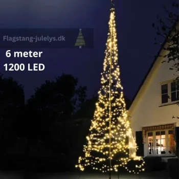 Fairybell julelys 6 meter med 1200 LED