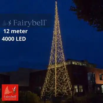 smække Pålidelig Resultat Fairybell julebelysning | Julelys til 12 m flagstang med 4000 LED 24 watt