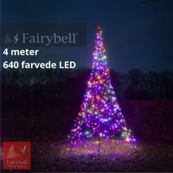 Farvet julelys fra Fairybell